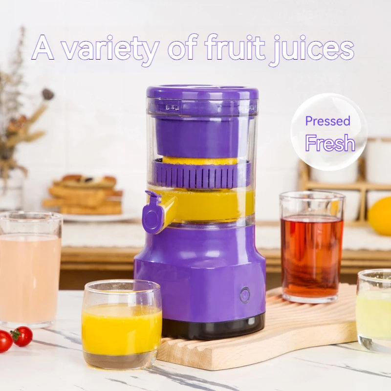 Best electric citrus juicer with USB charging squeezing fresh orange juice