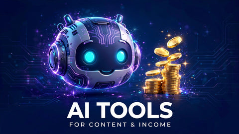 AI Tools for Content & Income course cover by Creator Studio Academy